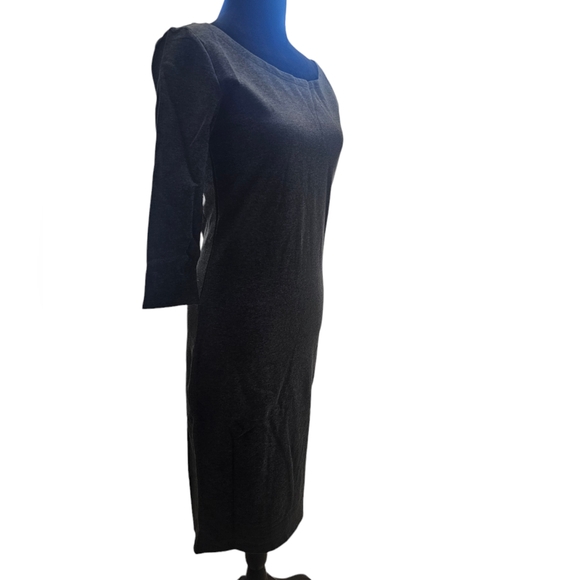 NWT Classic Slim Fit Bodycon Cotton Midi Dress Medium - Picture 5 of 7